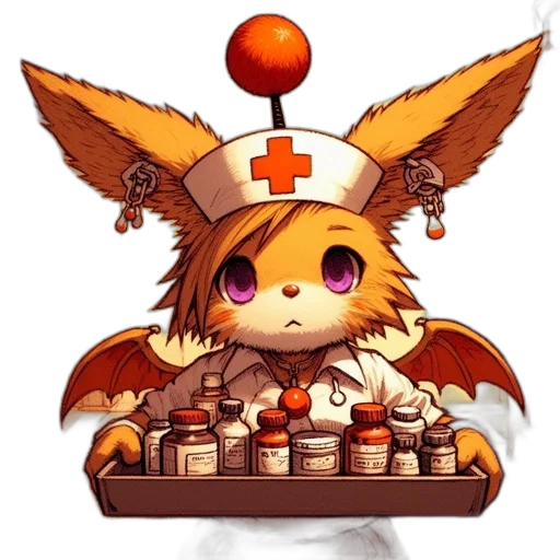 staff, dragon, food, pixel art transparent PNG cut-out