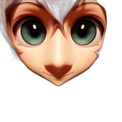 face, mask, staff, creature transparent PNG cut-out