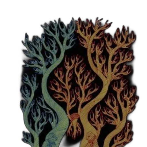 tree, crown, dragon, mask transparent PNG cut-out