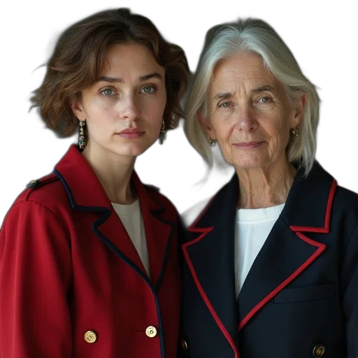 jacket, staff, woman, wearing transparent PNG cut-out