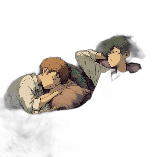 watercolor, pixel art, anime, concept art transparent PNG cut-out