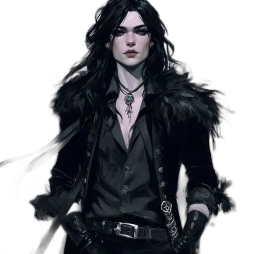 jacket, fantasy art, concept art, comic book art transparent PNG cut-out