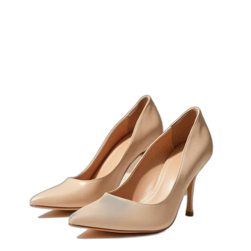 shoes, earth tones, golden, sandro transparent PNG cut-out