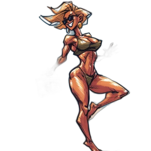 staff, concept art, comic book art, pixel art transparent PNG cut-out