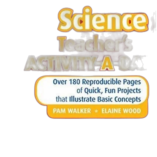 science, teacher, activity-a-day, book transparent PNG cut-out