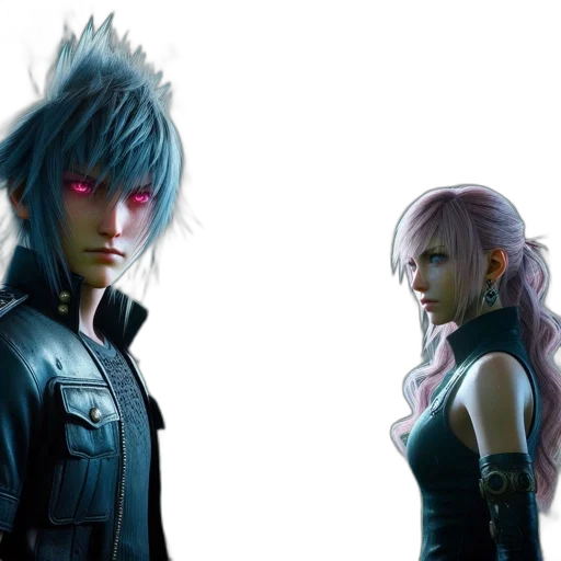 concept art, cyberpunk, fantasy art, 3d render transparent PNG cut-out