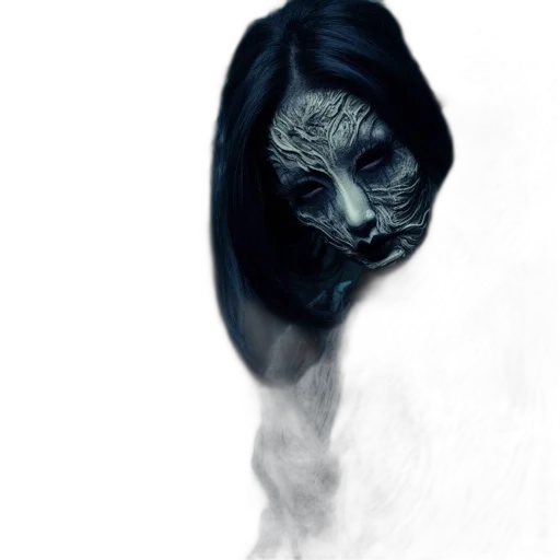 mask, face, creature, hair transparent PNG cut-out