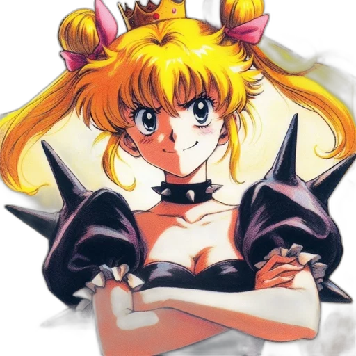 dragon, crown, staff, anime transparent PNG cut-out