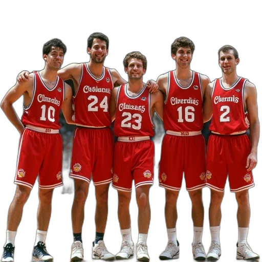 basketball, team, 1996, olympic transparent PNG cut-out
