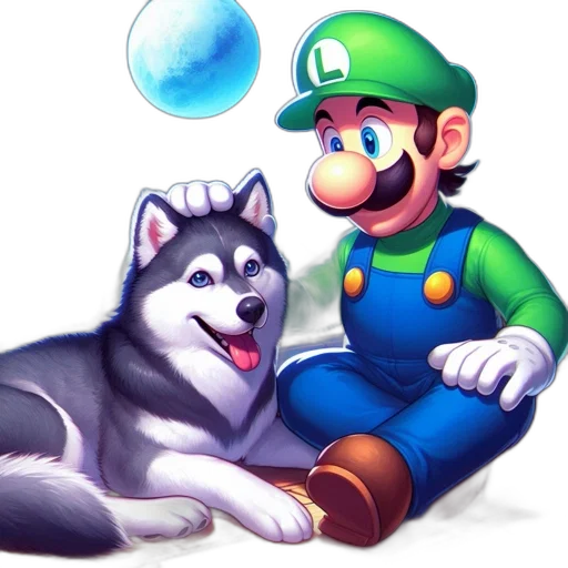 animal, pixel art, watercolor, concept art transparent PNG cut-out