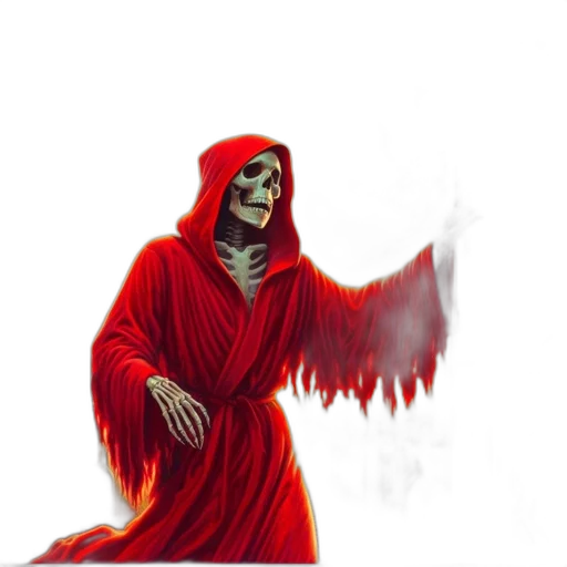 mask, staff, creature, jacket transparent PNG cut-out