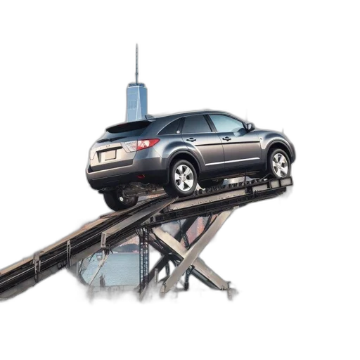 car, imposing, suv, shown transparent PNG cut-out