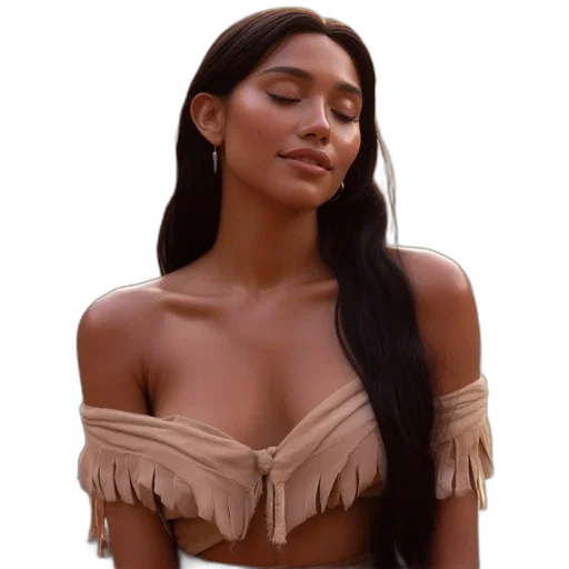 jewelry, dress, face, hair transparent PNG cut-out