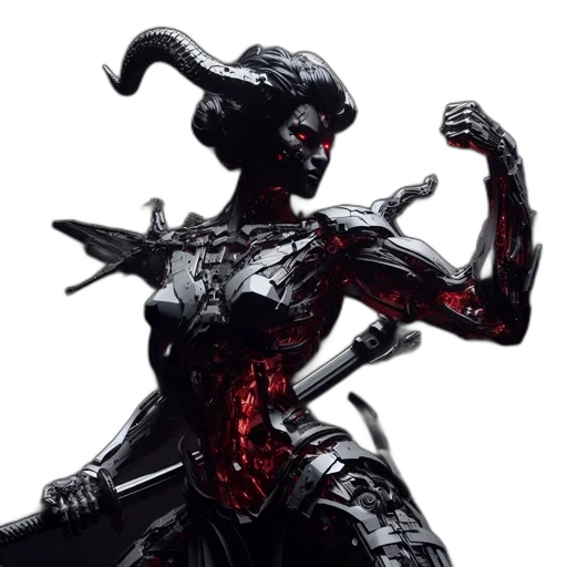 robot, weapon, concept art, comic book art transparent PNG cut-out