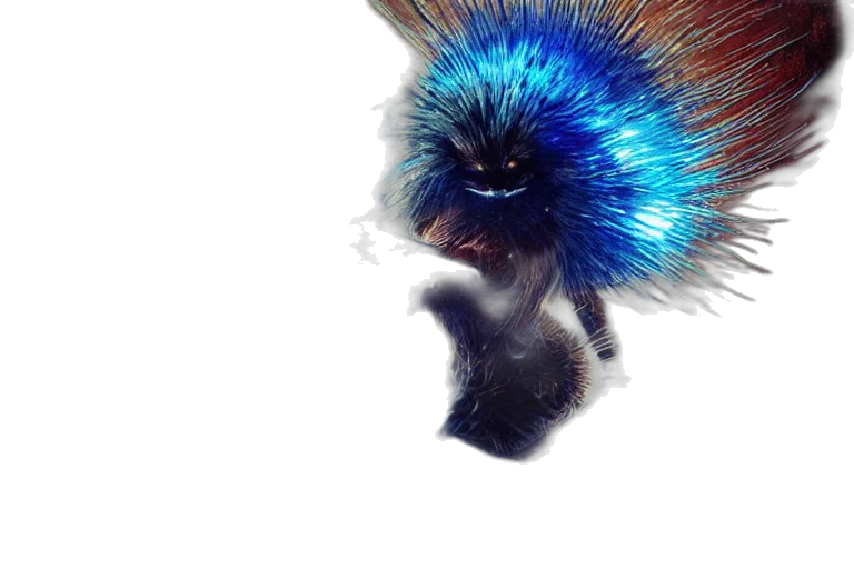 creature, animal, hair, dragon transparent PNG cut-out
