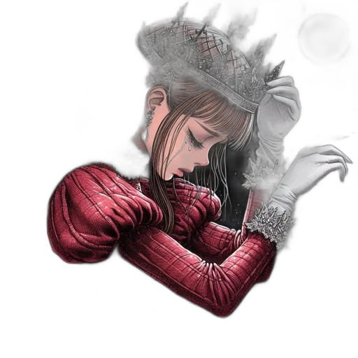 mask, crown, hair, face transparent PNG cut-out