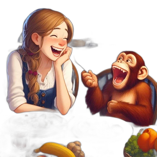 concept art, photorealistic, cartoon, oil painting transparent PNG cut-out