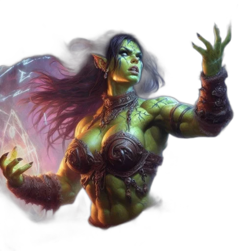 fantasy art, concept art, photorealistic, comic book art transparent PNG cut-out