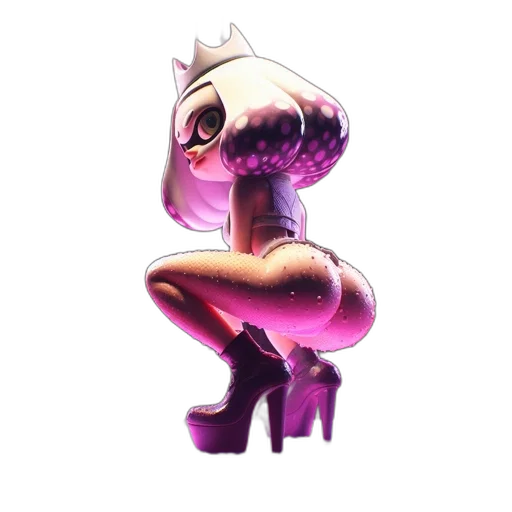crown, creature, dress, shoes transparent PNG cut-out