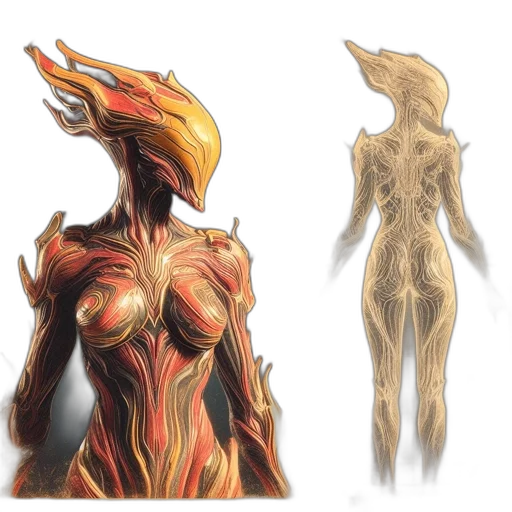 creature, dress, concept art, fantasy art transparent PNG cut-out