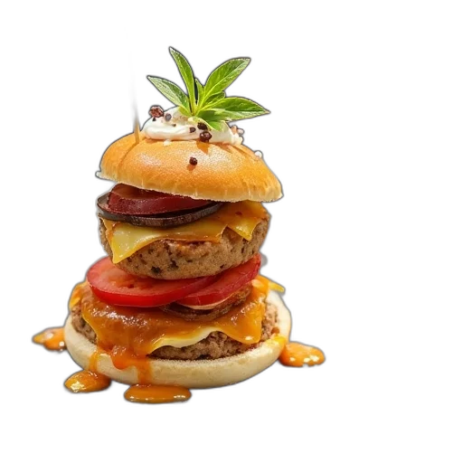 food, animal, crown, 3d render transparent PNG cut-out