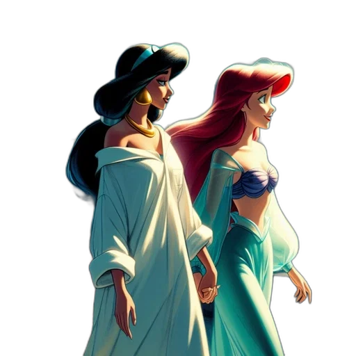 dress, concept art, comic book art, fantasy art transparent PNG cut-out