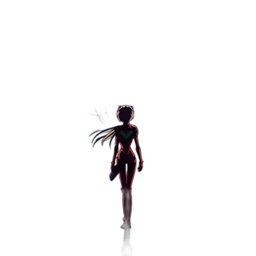 creature, robot, hair, dress transparent PNG cut-out