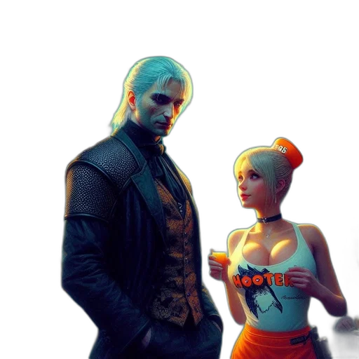 jacket, cyberpunk, concept art, comic book art transparent PNG cut-out