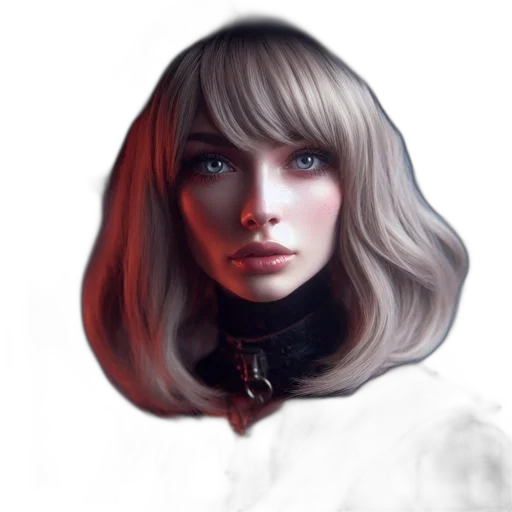 face, hair, mask, robot transparent PNG cut-out
