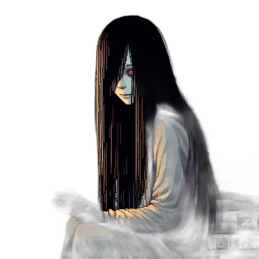 mask, hair, face, creature transparent PNG cut-out
