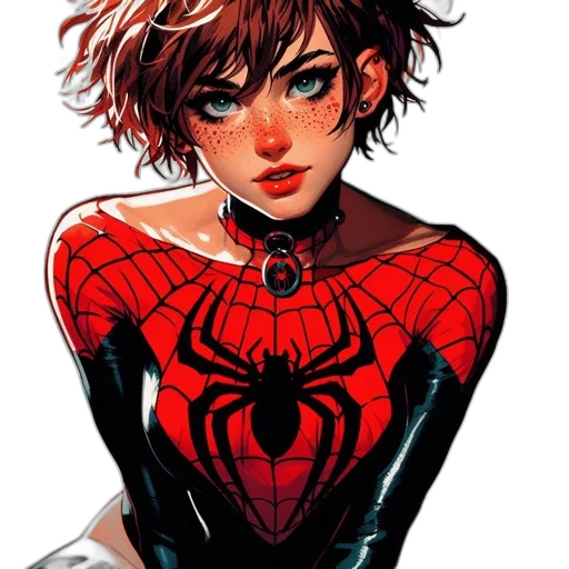 comic book art, concept art, cartoon, pixel art transparent PNG cut-out