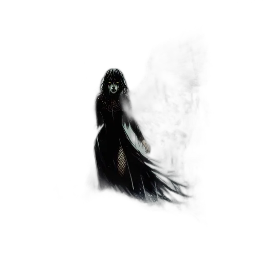 creature, hair, dress, animal transparent PNG cut-out