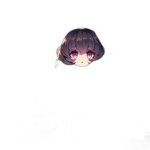 hair, creature, face, crown transparent PNG cut-out