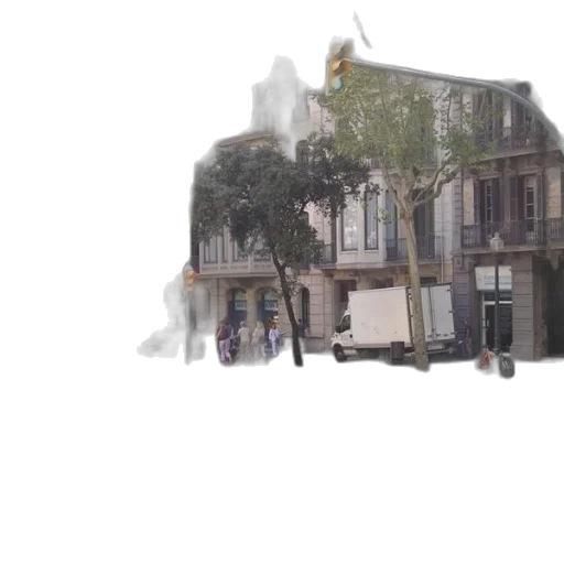 building, crown, umbrella, 3d render transparent PNG cut-out