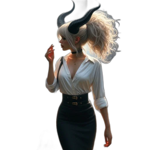 dress, staff, hat, mask transparent PNG cut-out