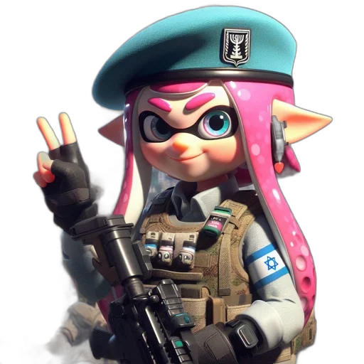 weapon, jacket, staff, animal transparent PNG cut-out