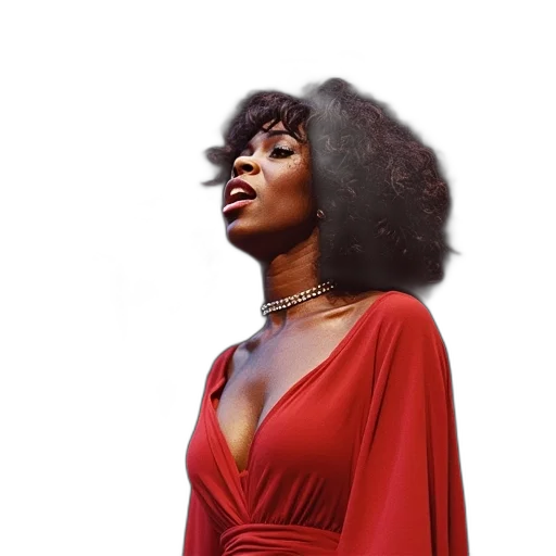 dress, red, shirelles, concert transparent PNG cut-out