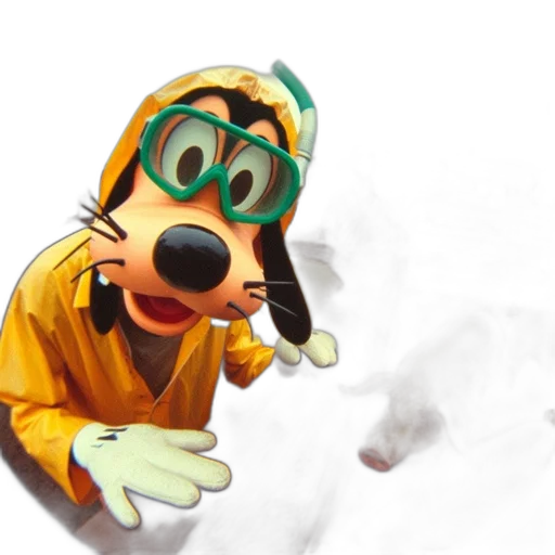 animal, mask, staff, creature transparent PNG cut-out