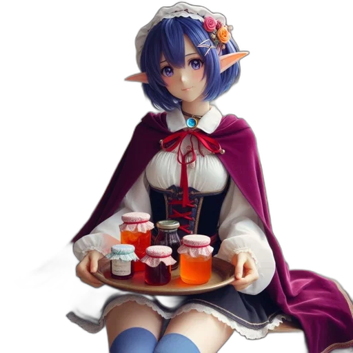 food, dress, bottle, staff transparent PNG cut-out
