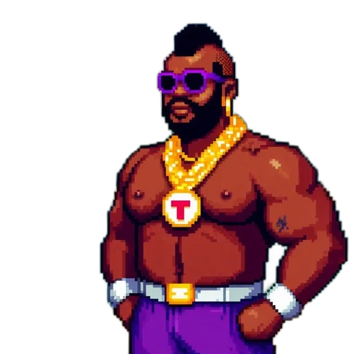 pixel art, vaporwave, cyberpunk, concept art transparent PNG cut-out