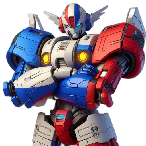 robot, weapon, concept art, 3d render transparent PNG cut-out