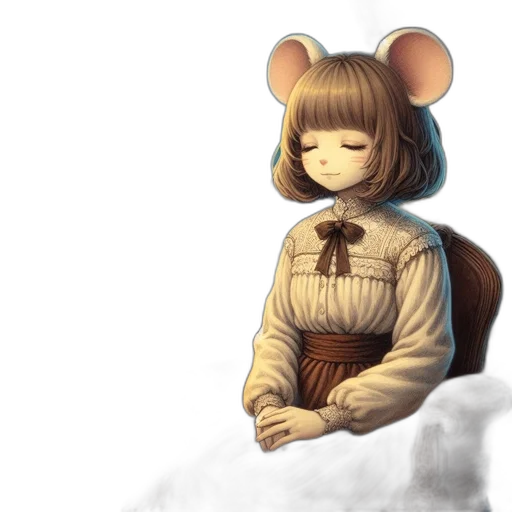 mask, staff, face, creature transparent PNG cut-out