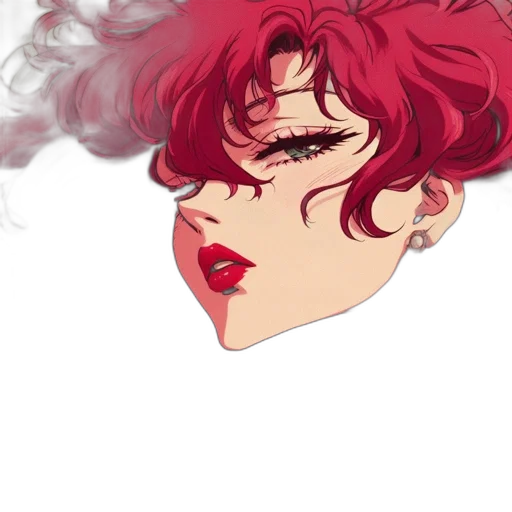 crown, face, mask, vaporwave transparent PNG cut-out