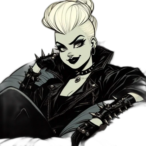 jacket, comic book art, cartoon, concept art transparent PNG cut-out