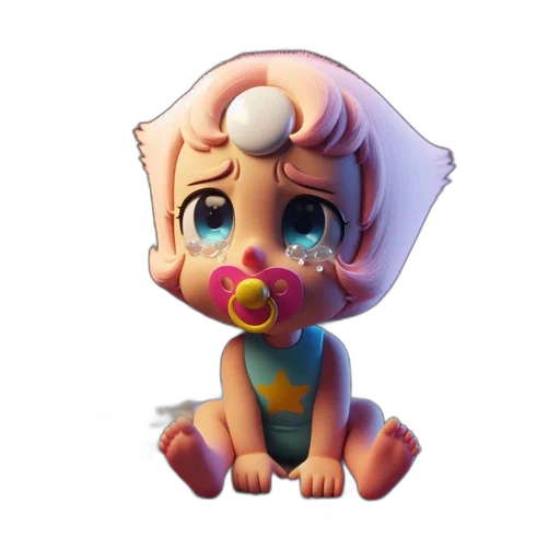 creature, staff, face, 3d render transparent PNG cut-out