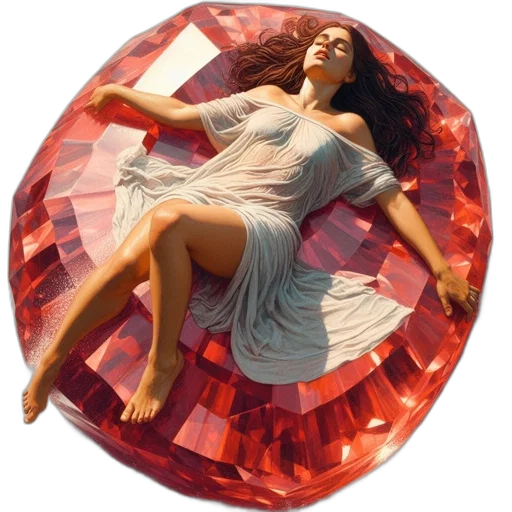 jewelry, dress, umbrella, photorealistic transparent PNG cut-out