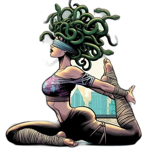 hair, creature, comic book art, concept art transparent PNG cut-out