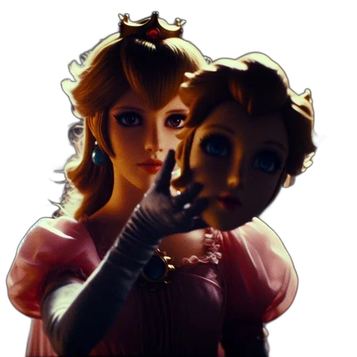 crown, mask, staff, face transparent PNG cut-out