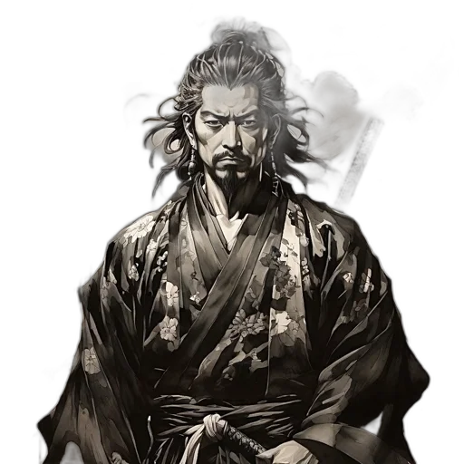 staff, sword, face, fantasy art transparent PNG cut-out