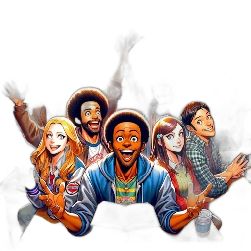staff, cartoon, concept art, comic book art transparent PNG cut-out